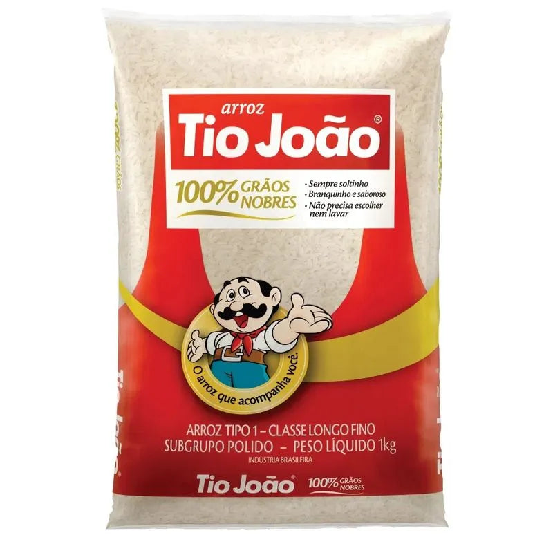 Tio João Arroz Branco Tipo 1 (1Kg)